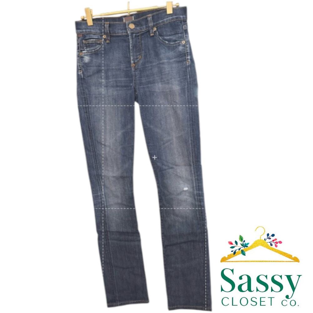 CITIZENS OF HUMANITY Elson Mid Rise Slim Jeans 25 x 29 EUC